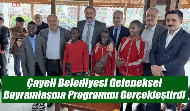 Çayeli Belediyesi'nde gelenek bozulmadı