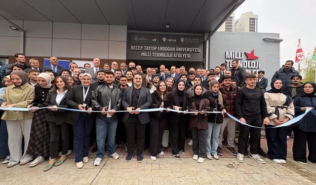 Recep Tayyip Erdoğan Üniversitesi Milli Teknoloji Atölyesi Açılışı Y