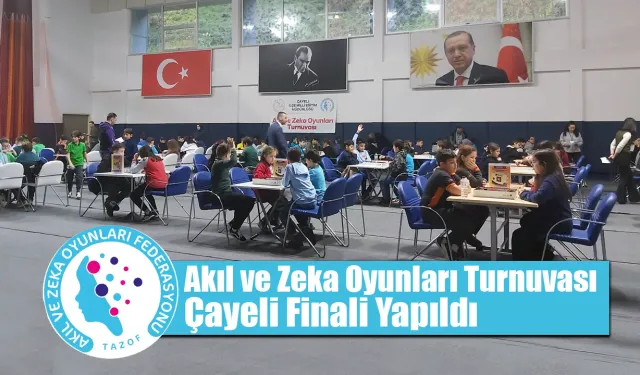 Çayeli’nde Zeka Oyunları Turnuvası Tamamlandı
