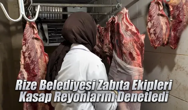 Zabıta Ekiplerinden Kasap Reyonlarına Sıkı Kontrol