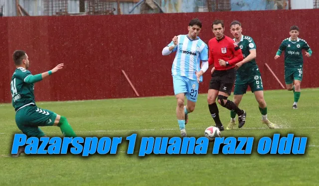 TFF 3.Lig: Pazarspor: 0 - Giresunspor:0