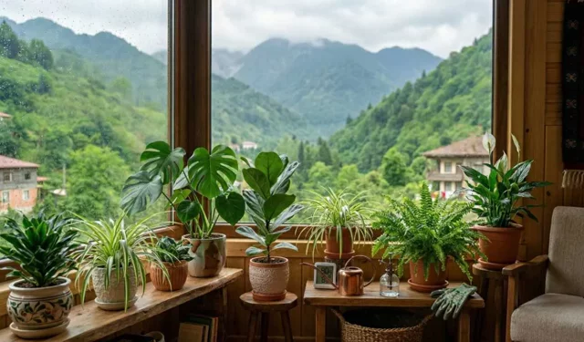 Karadeniz'in İklimine En Uygun Salon Çiçekleri ve Bakım Sırları