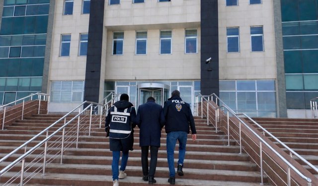 21 yıl hapis cezası bulunan 1 kişi Kars'ta yakalandı