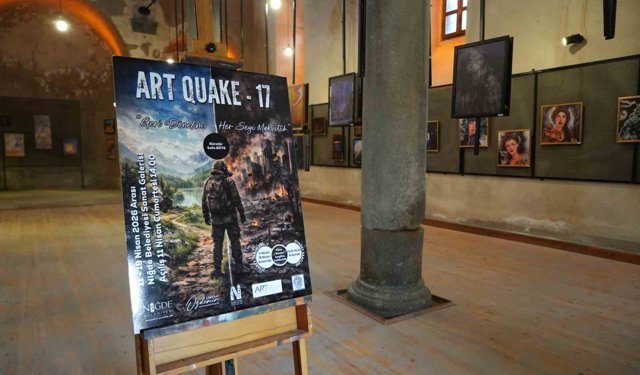 28 ülkeden 78 sanatçının eseri Niğde'de sanatseverlerle buluştu