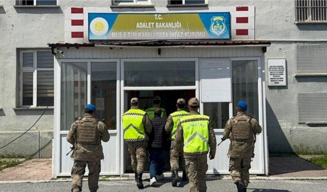 30 yıl hapis cezası bulunan şahıs Muş'ta yakalandı