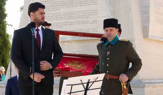 57'nci Alay Sancağı 111 yıl sonra kurulan 57 Alay'a teslim edildi