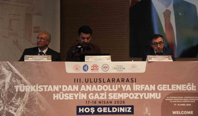 7 farklı ülkeden katılımcıların katkı sunacağı Uluslararası Türkistan'dan Anadolu'ya İrfan Geleneği: Hüseyin Gazi Sempozyumu başladı