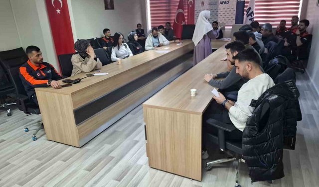 AFAD personeline psikolojik ilk yardım eğitimi