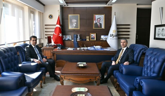 Afyonkarahisar Valisi Aktaş'tan Vali Kartal'a hayırlı olsun ziyareti