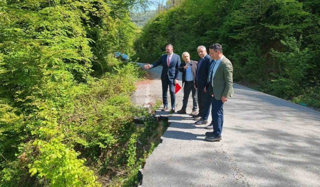 AK Parti heyeti bölgesinde inceleme yaptı