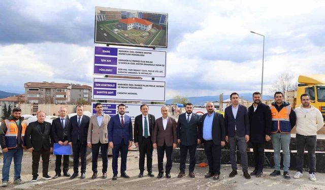 AK Parti heyeti Karabük'te eğitim ve yurt yatırımlarını inceledi