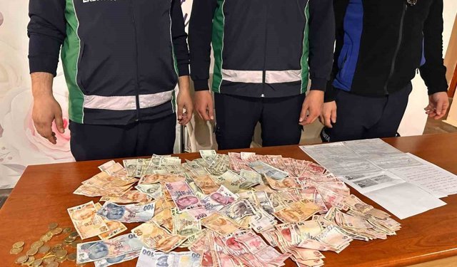 Akşehir'de dilenci operasyonu: 4 bin 410 TL'ye el konuldu
