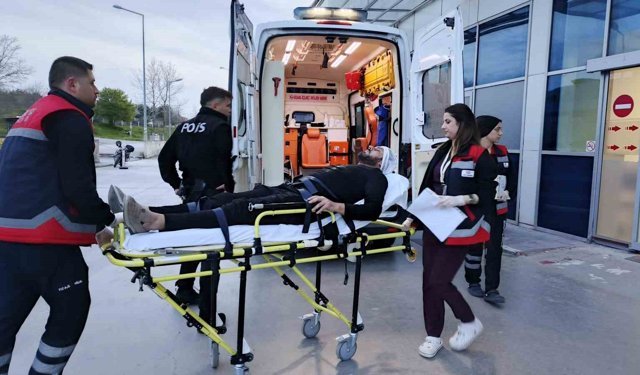 Bafra'da bıçaklı kavga: 1 yaralı