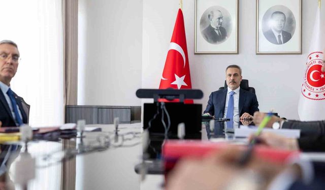 Bakan Fidan 'Hürmüz Boğazı'nda durum' konulu çevrimiçi toplantıya katıldı