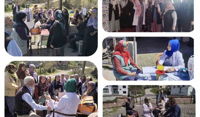 Bartın'da 7 köyde mobil sağlık taraması