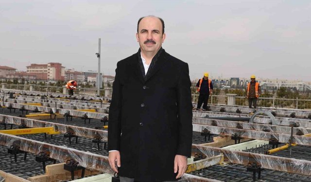 Başkan Altay: 'Stadyum-Şehir Hastanesi Tramvay Hattı'nda yoğun mesai sürüyor'