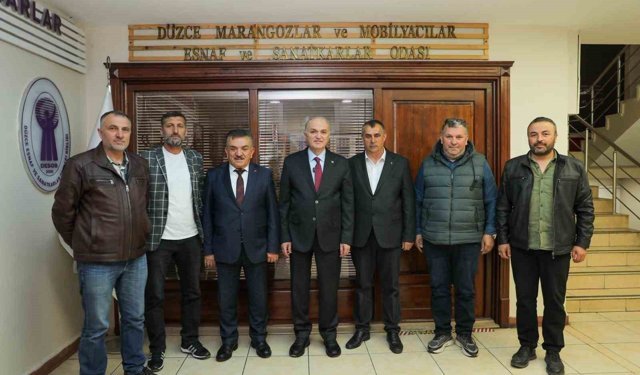 Başkan Faruk Özlü esnaf odalarını ziyaret etti