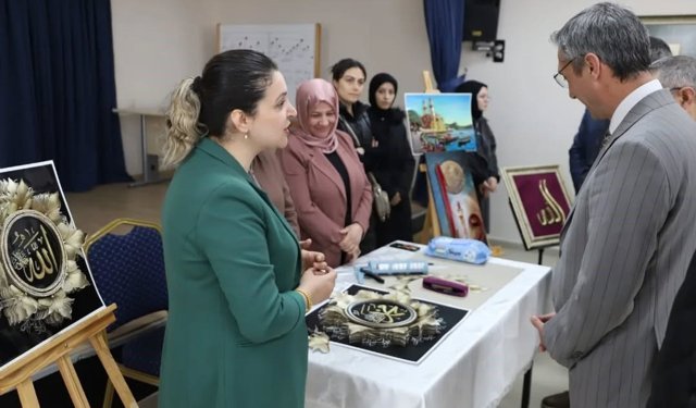 Bayburt'ta 'Sevginin Diliyle Değerlerimiz' sergisi açıldı