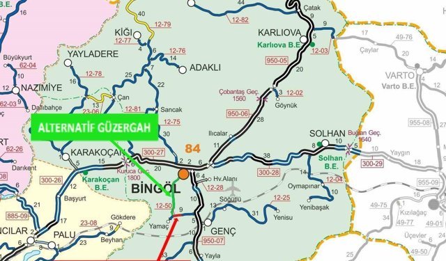 Bingöl'de heyelan tehlikesi