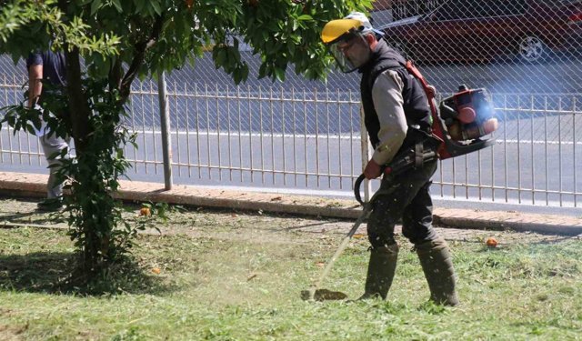 Bozdoğan'da çevre düzenleme çalışmaları sürüyor
