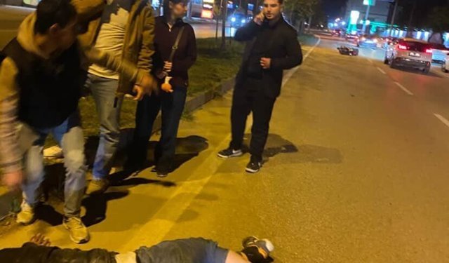 Bursa'da motosiklet kazası: 1 ağır yaralı