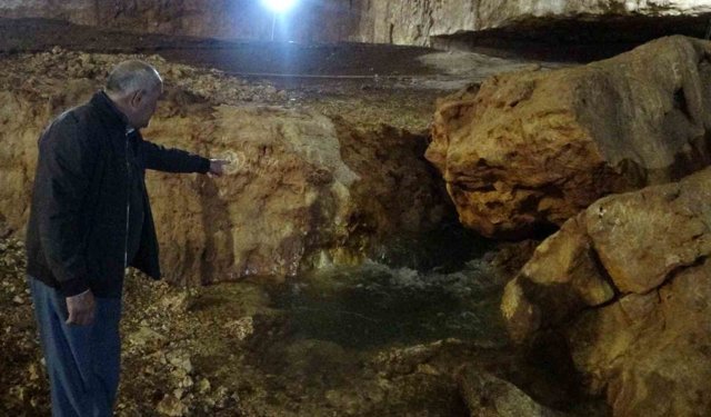 Cennet Obruğu'ndan 13 yıl sonra su çıktı