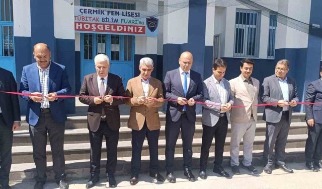 Çermik'te Bilim Fuarı açıldı