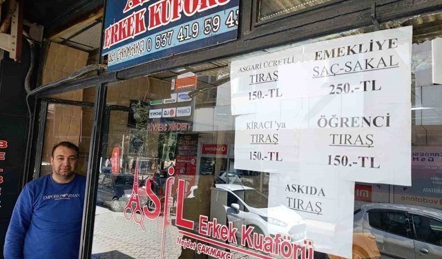 Çivrilli berberden dayanışma örneği