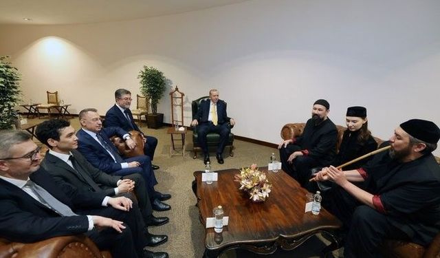 Cumhurbaşkanı Erdoğan, 'Ay Yola' müzik grubunu kabul etti