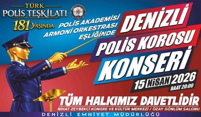 Denizli'de Polis Haftası'na özel konser düzenlenecek