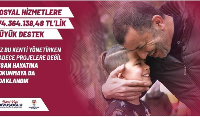 Denizli'de sosyal hizmetleri için 774 milyon TL'lik dev bütçe