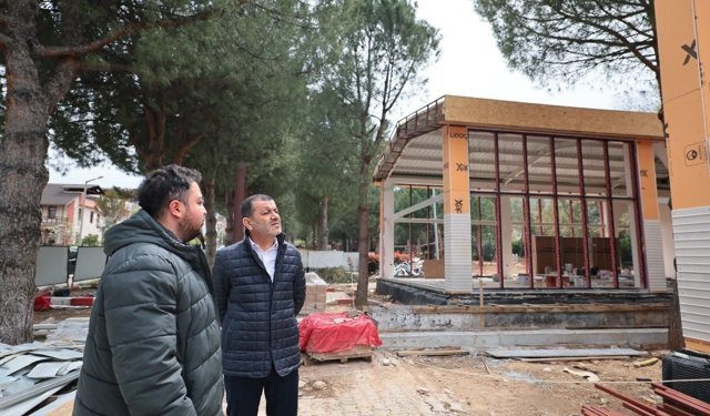 Denizli'nin modern sosyal tesisi hızla yükseliyor