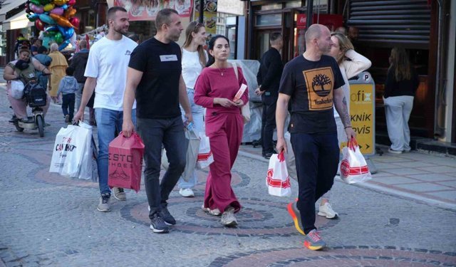 Edirne'de bahar yoğunluğu: Yerli ve yabancı turist akını