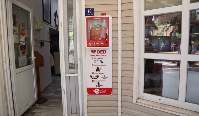 Efeler'de acil müdahale için OED cihazları devreye giriyor