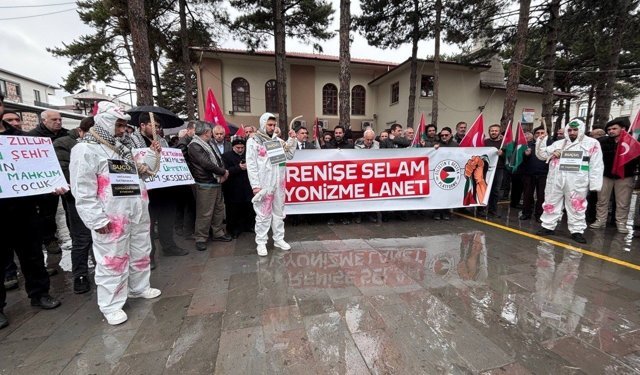 Erzincan'da Filistin için tek yürek çağrısı
