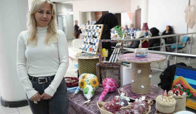 Eski eşyalar yeniden doğdu: İlkadım'da 'Sıfır Atık' sergisi