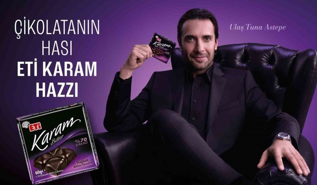 Eti Karam'ın yeni reklam yüzü Ulaş Tuna Astepe oldu