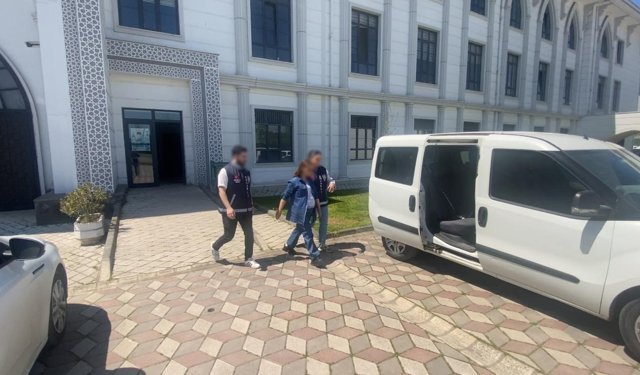 Evden ziynet eşyası ve nakit para çalan kadın yakalandı