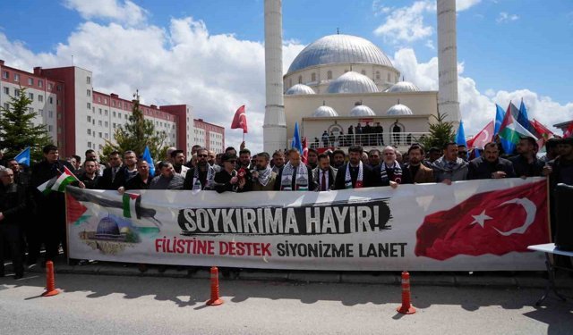 Filistin'deki idamlara Niğde'den tepki: 'Bu zulme karşı sessiz kalmayacağız'