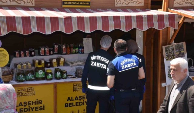 Gastronomi panayırında denetim