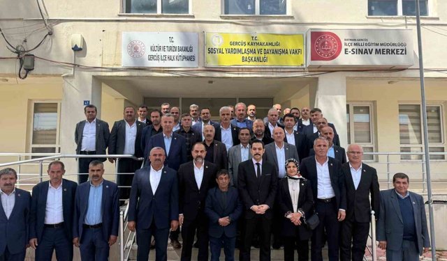 Gercüş'te muhtarlar Kaymakam Uzun ile bir araya geldi