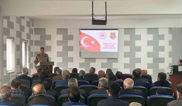 Gercüş'te muhtarlara kapsamlı bilgilendirme eğitimi