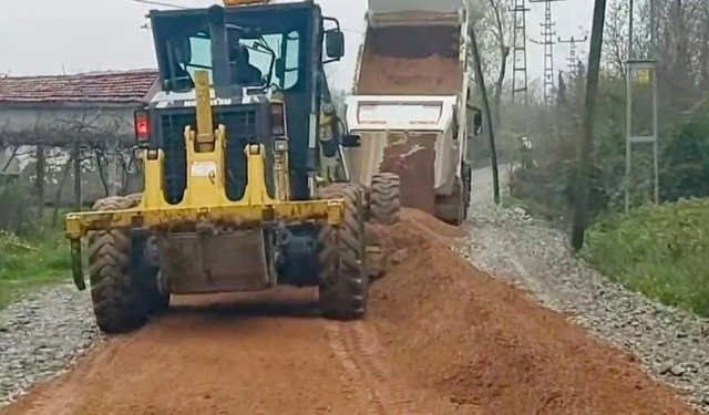 Gerze grup yolları modernize ediliyor