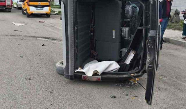 Iğdır'da kaza: Araç takla attı, 2 yaralı