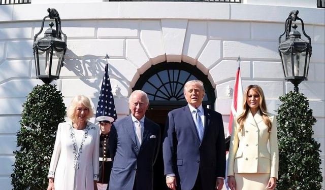 İngiltere Kralı Charles ve eşi Kraliçe Camilla ABD'de