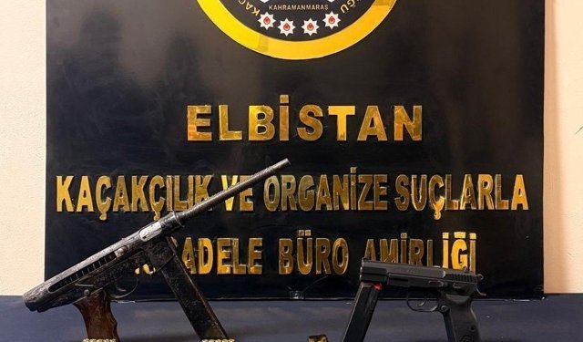 Kahramanmaraş'ta silah ve uyuşturucu operasyonu