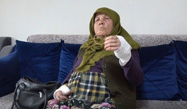 Kahramanmaraş'ta yaşlı kadının bileziğini gasp eden şüpheli tutuklandı