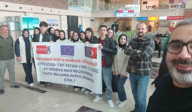 Karakoçanlı öğrenciler demans hastalığı üzerine Avrupa stajını sürdürüyor