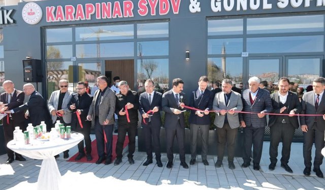 Karapınar'da 'Gönül Sofrası' kapılarını açtı