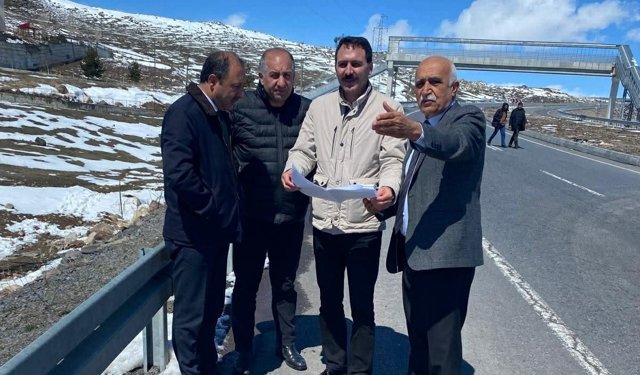 Karayolları Çıldır'da bağlantı yolları için çalışma başlattı